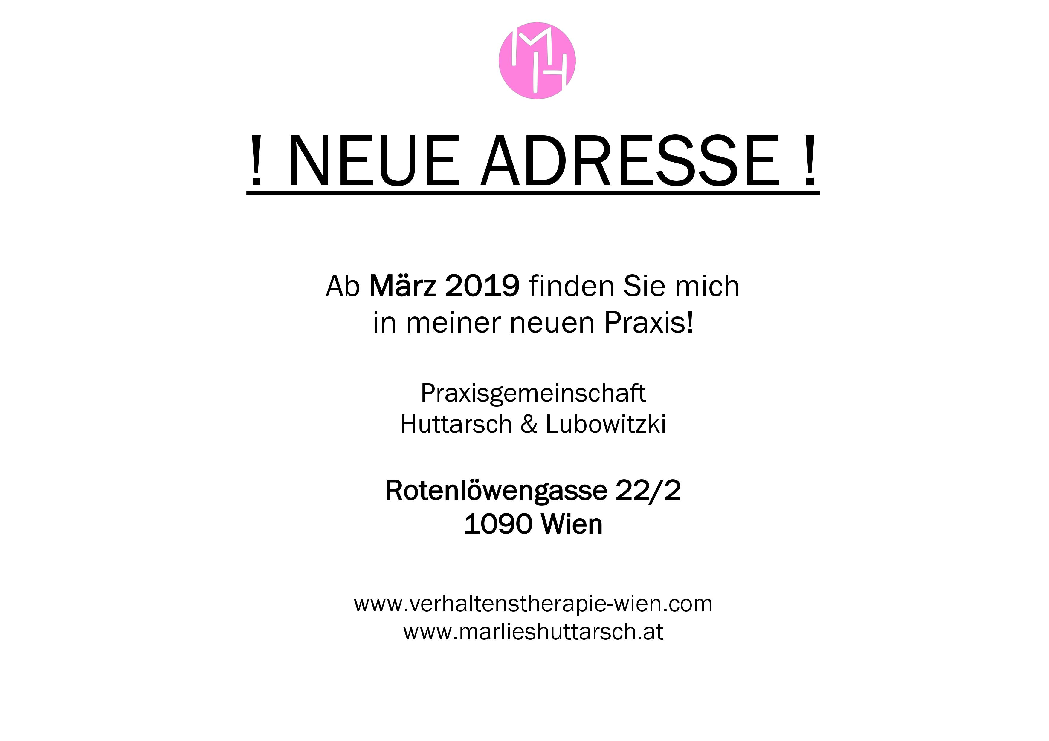 Neue Adresse